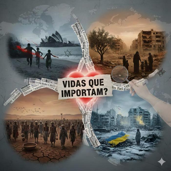 Austrália, Gaza, Sudão e Ucrânia: vidas que importam de formas diferentes?