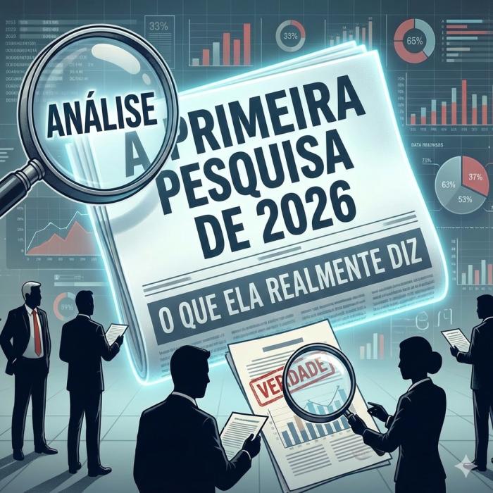 A primeira pesquisa eleitoral de 2026