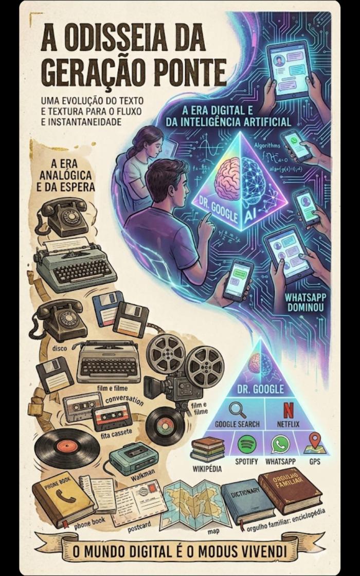 Do Analógico ao Algoritmo: A Odisseia da Geração Ponte