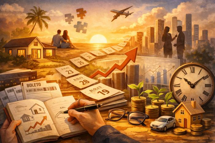 Planejar o futuro em parcelas: