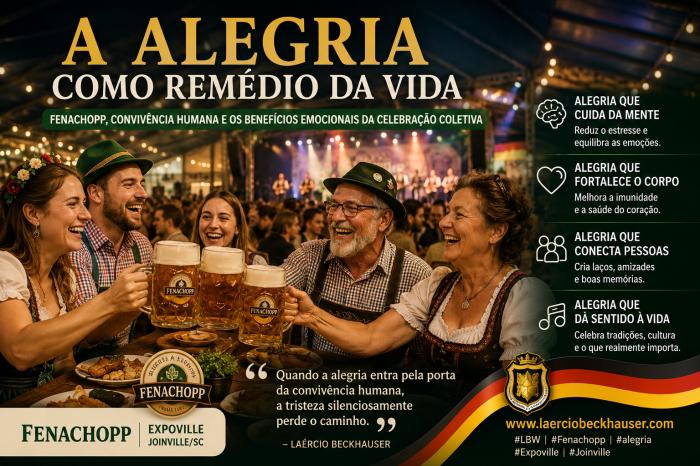 Alegria como remédio da vida
