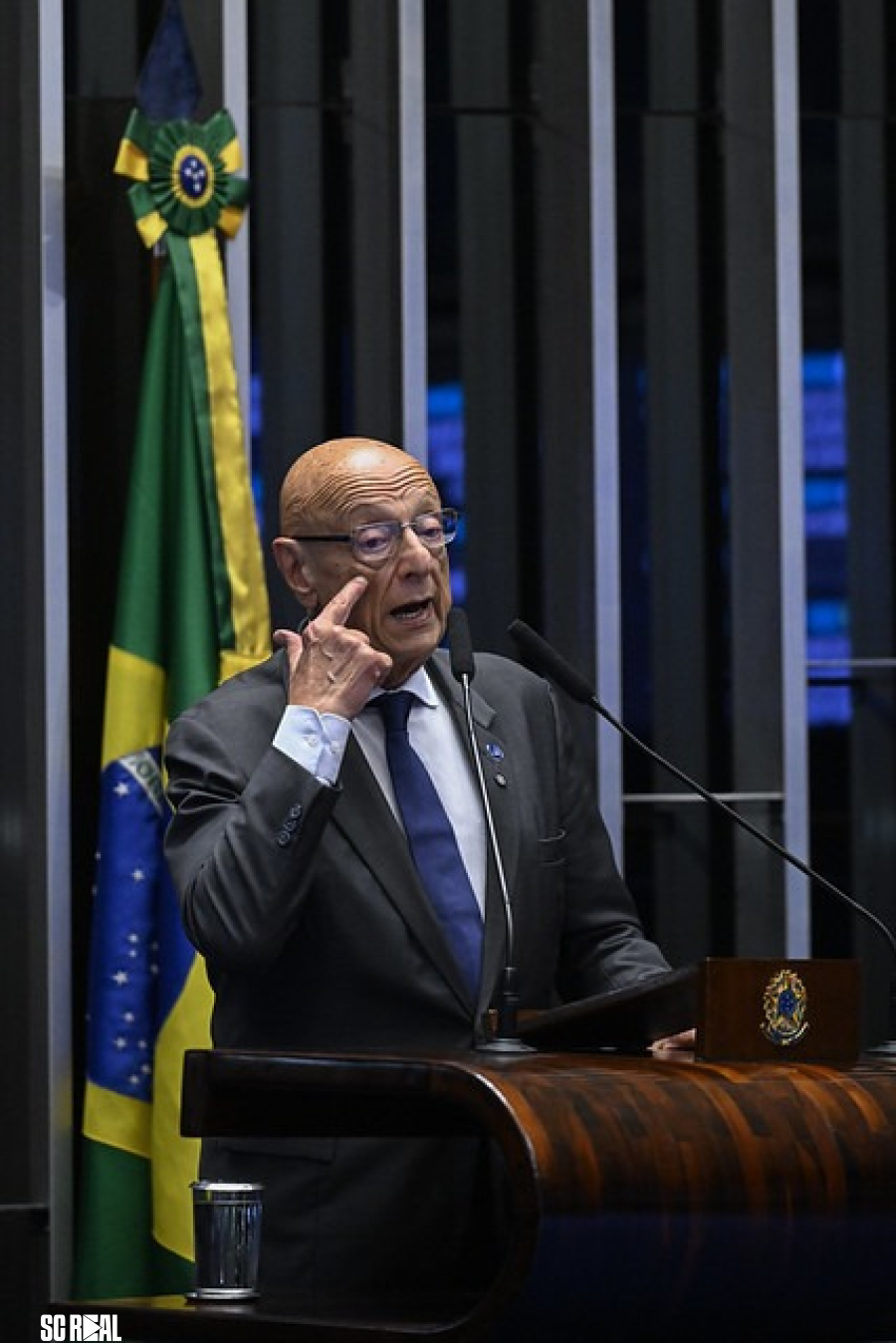 Senador Esperidião Amin volta a cobrar Davi Alcolumbre por instalação da CPMI do Banco Master