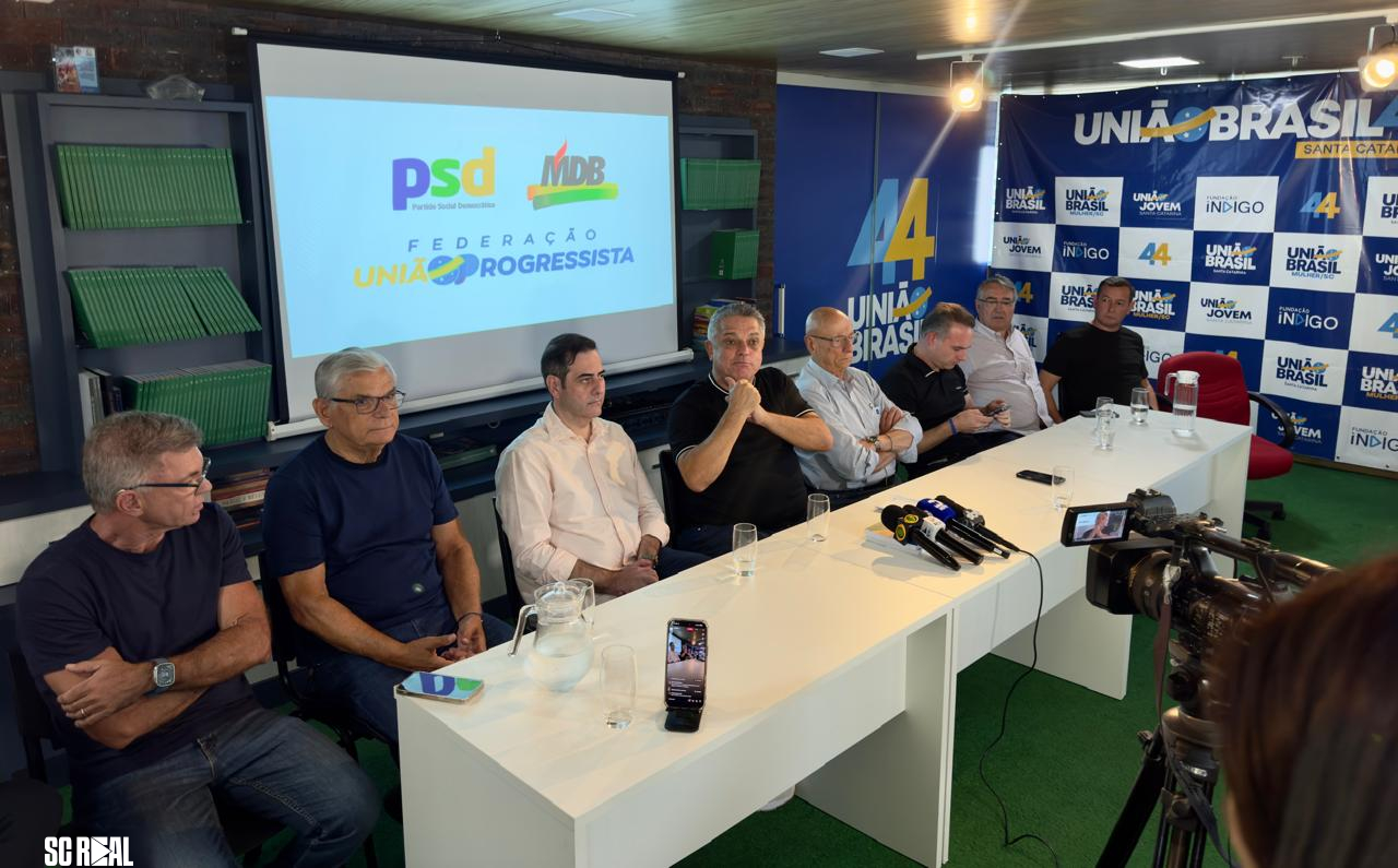 Aliança entre PSD, MDB e União Progressista redesenha cenário político em Santa Catarina