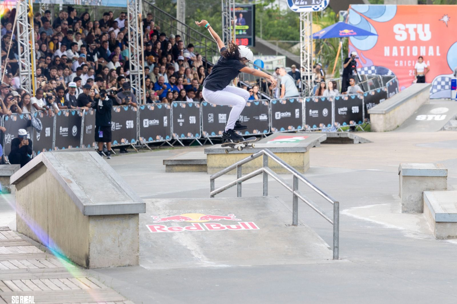 Maria Lúcia e Wallace Gabriel conquistam seus primeiros títulos de STU no Street, em Criciúma