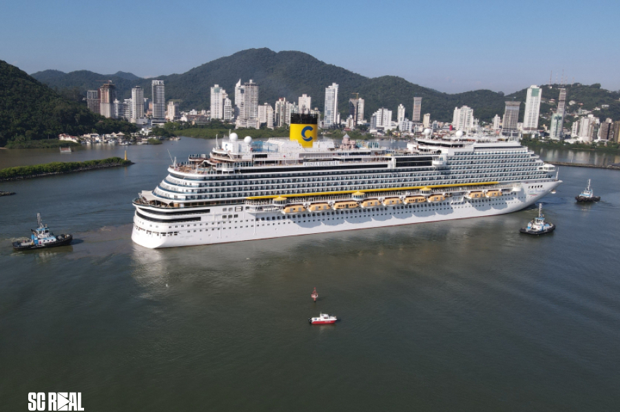 Itajaí se consolida entre os principais destinos de cruzeiros da América do Sul 