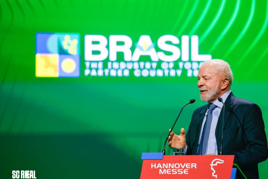 “Um novo paradigma de desenvolvimento requer um multilateralismo justo e equilibrado”, diz Lula na Feira Industrial de Hanôver, na Alemanha