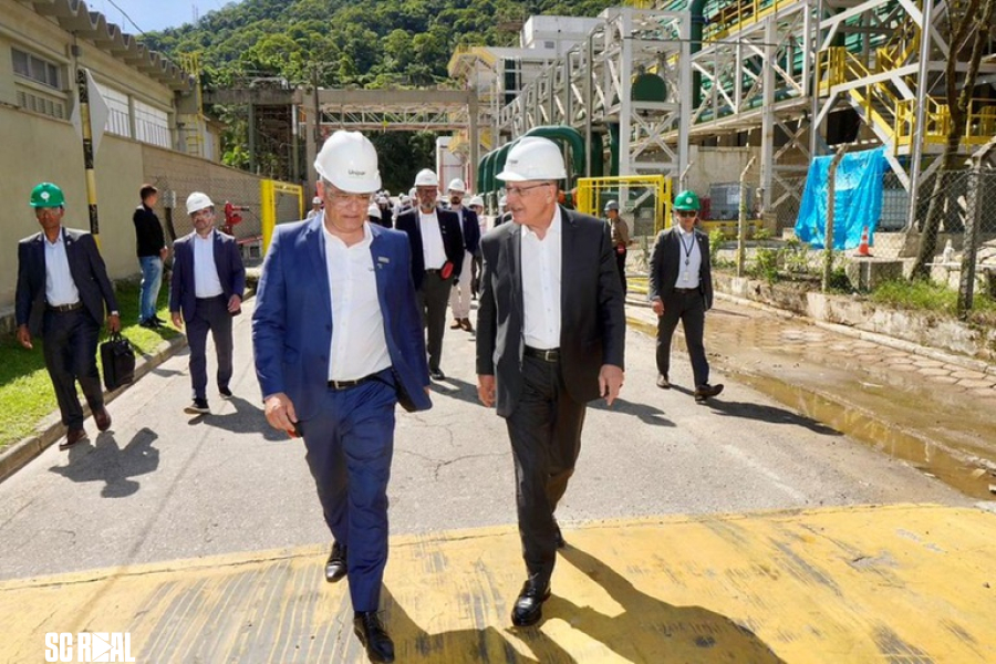 Alckmin destaca medidas para renovação da indústria brasileira em visita a fábrica de cloro em SP