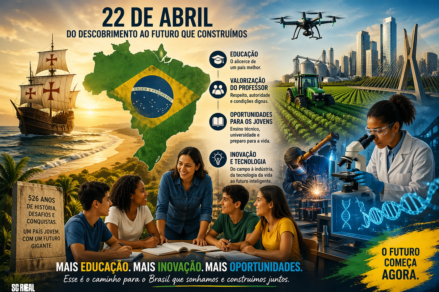 22 de Abril: do Descobrimento ao Desafio de Construir o Futuro