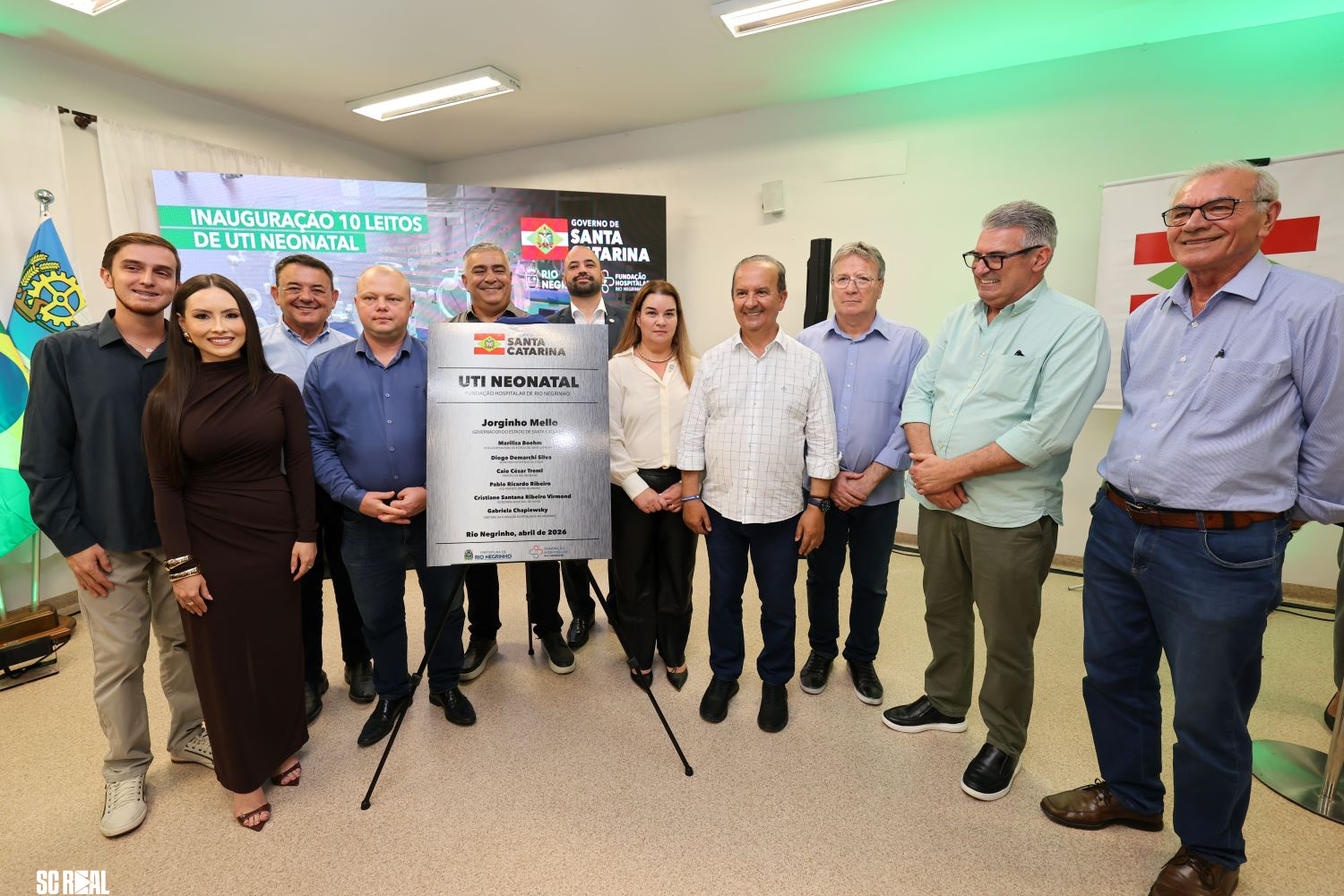 Governo do Estado inaugura UTI Neonatal e habilita novos serviços de alta complexidade em Rio Negrinho