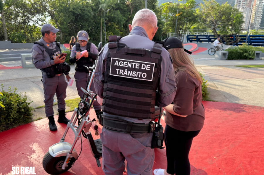 Em Itajaí, Codetran realiza fiscalização de veículos autopropelidos 