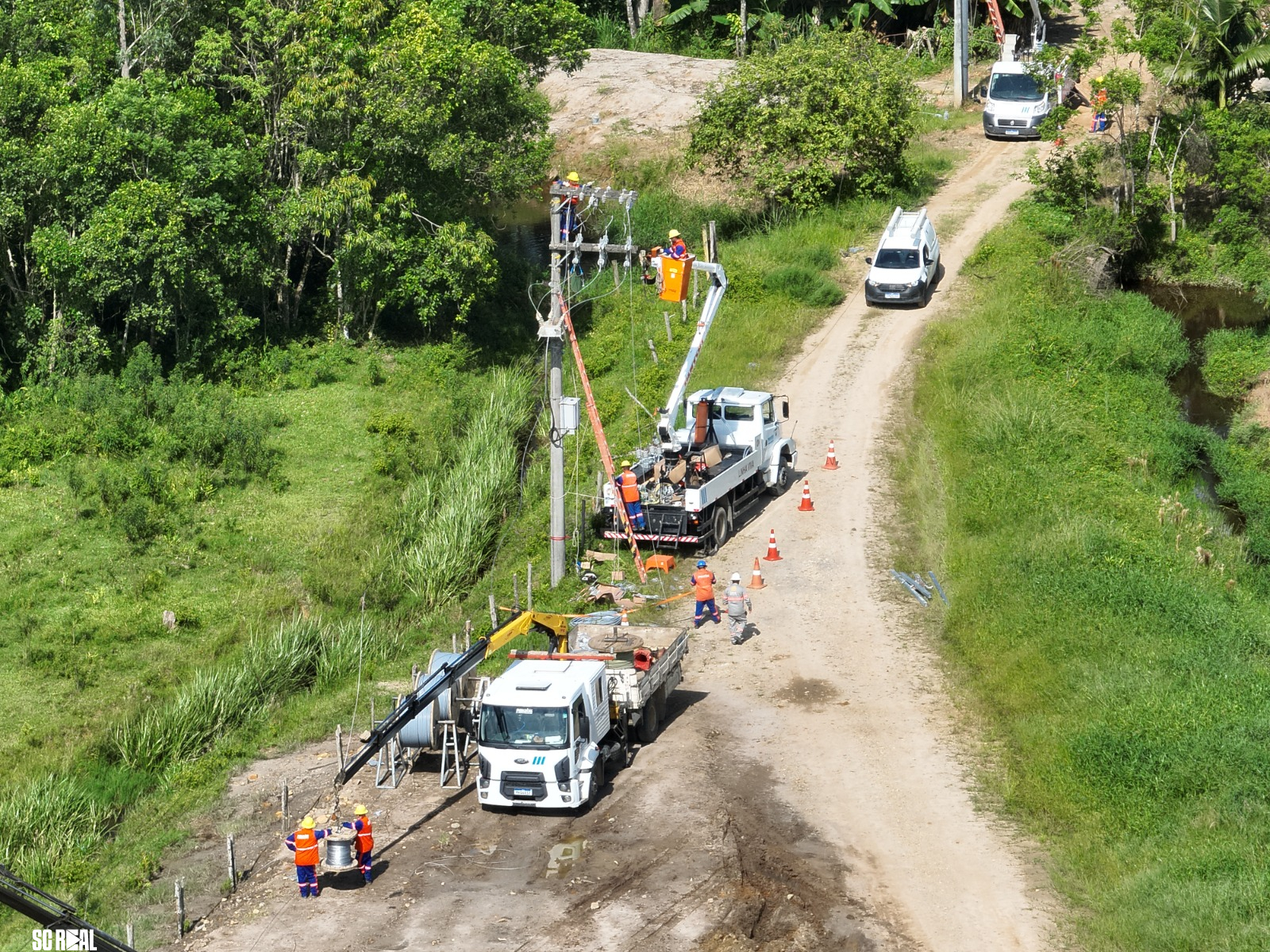 Celesc moderniza rede elétrica em Garuva e reforça atendimento à região em expansão