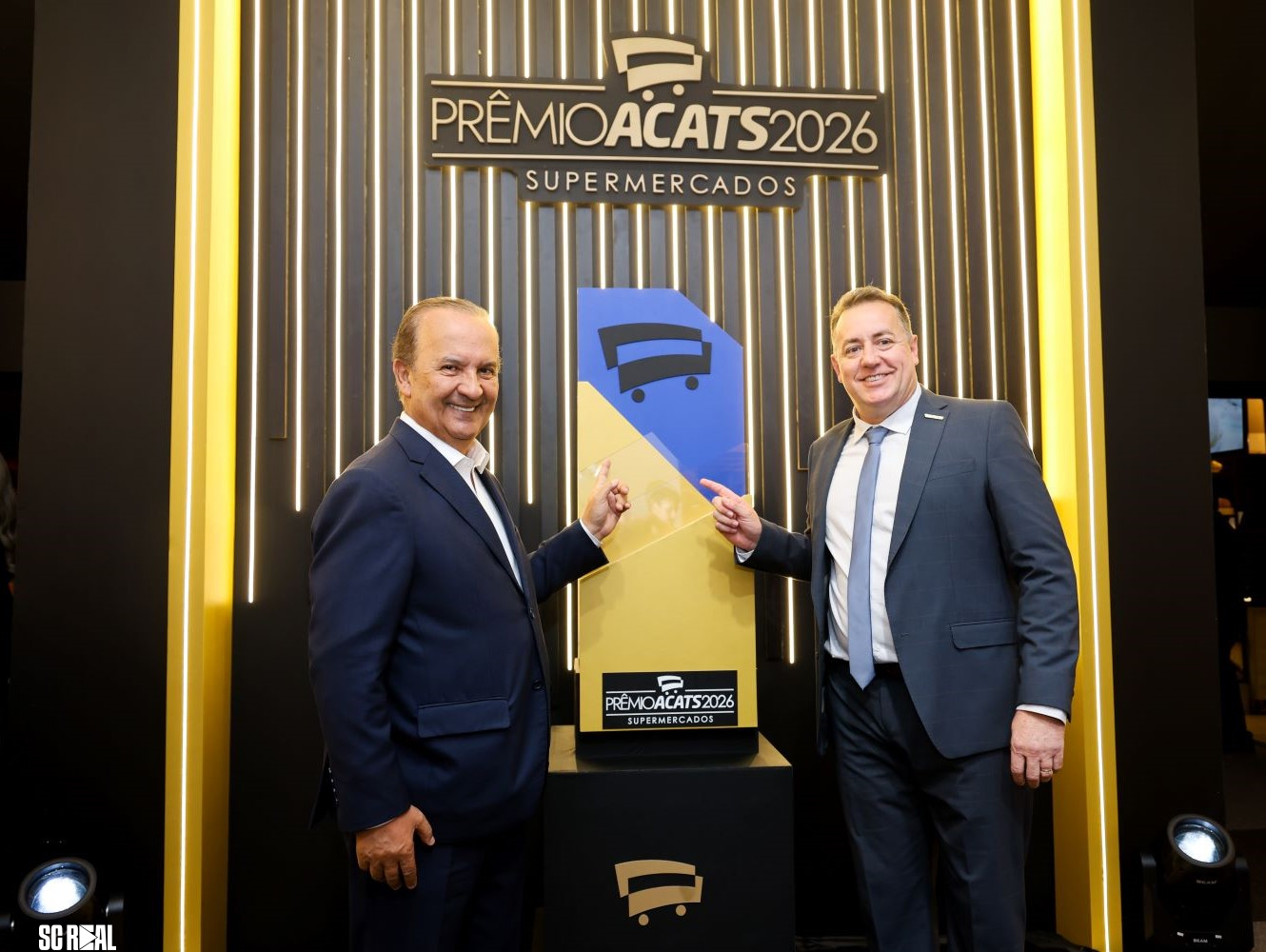 Governador participa da noite de premiação do setor supermercadista catarinense