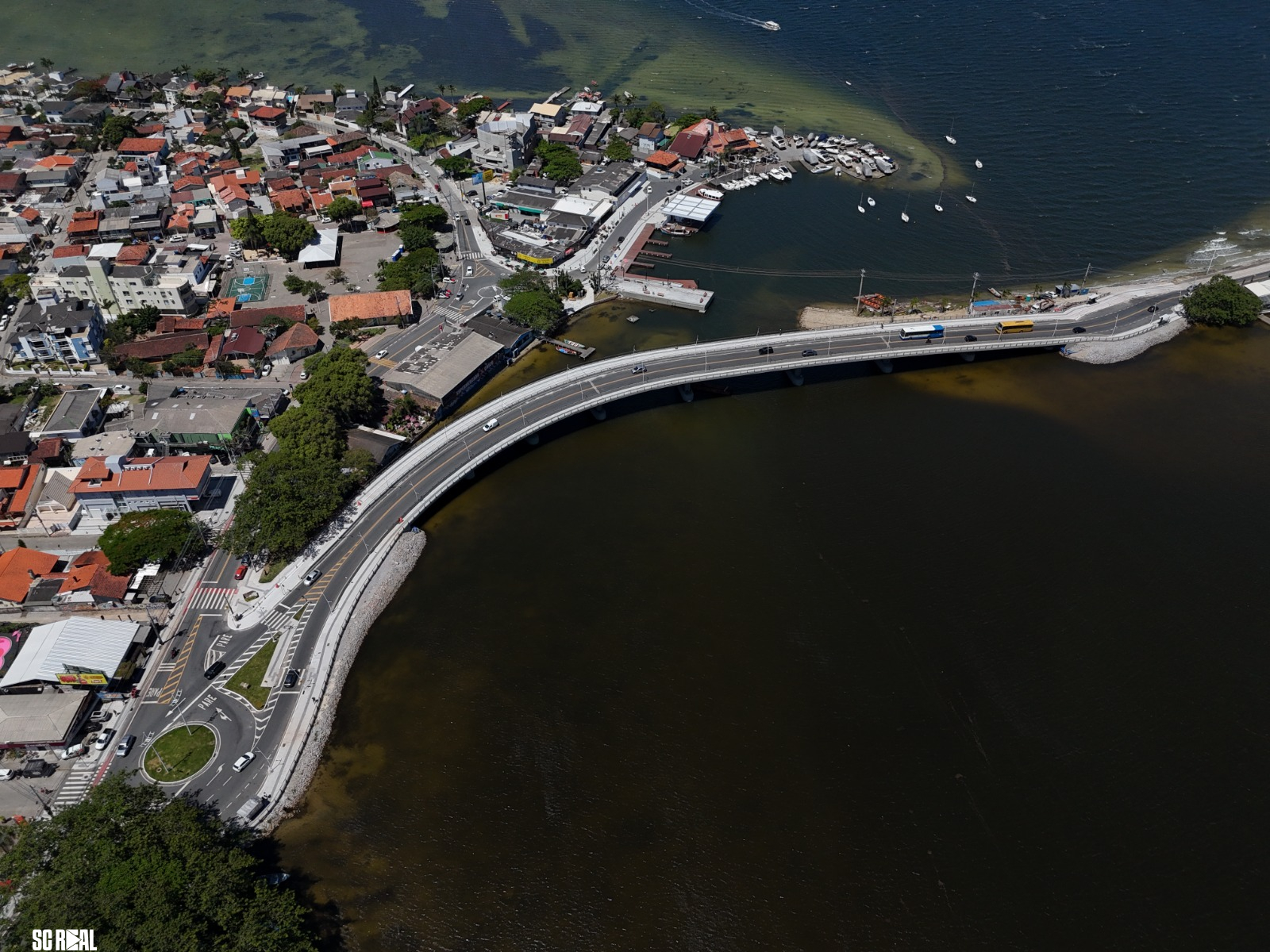 Nova Ponte da Lagoa, na Capital, reduz 15% do tempo de deslocamento no acesso às praias do Leste da Ilha 