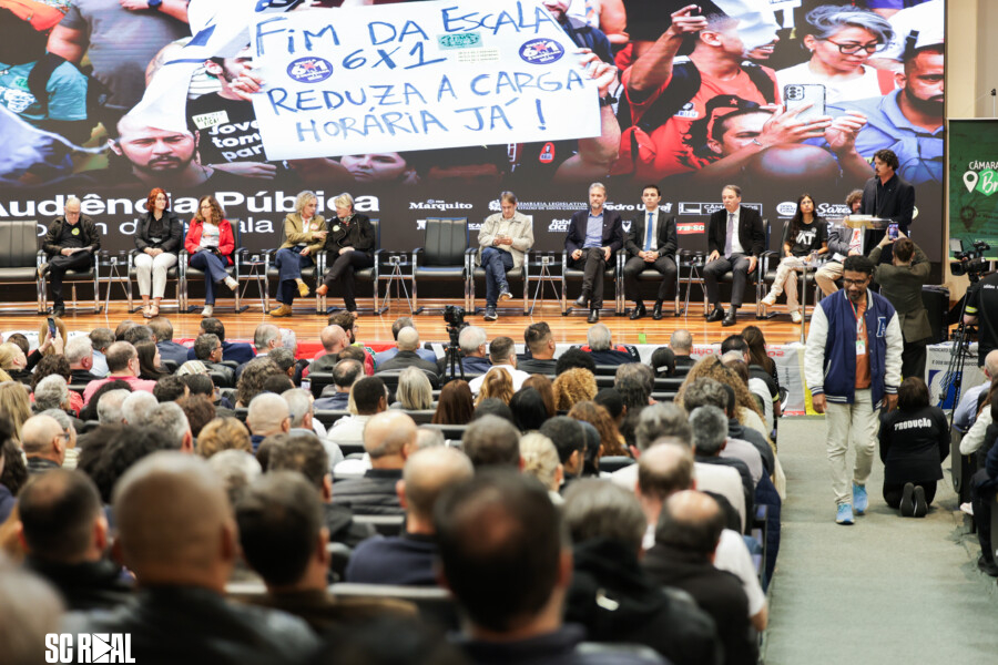 Audiência pública na Alesc debate redução da jornada de trabalho e fim da escala 6×1