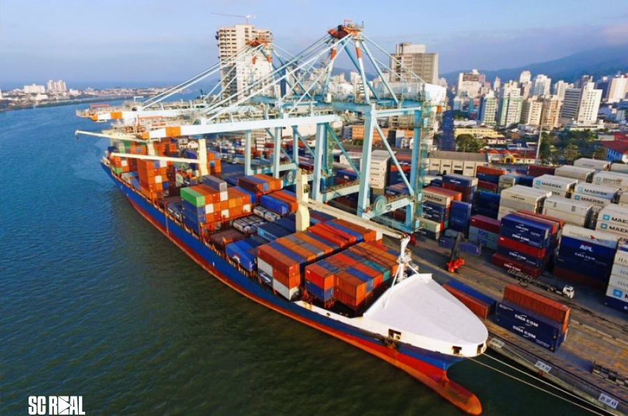 Porto de Itajaí: movimentação de cargas é destaque do Ministério dos Portos e Aeroportos