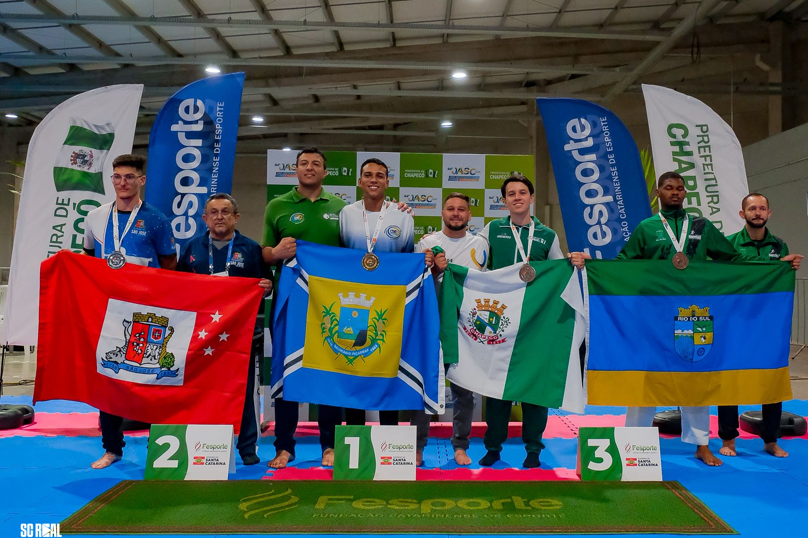 Balneário Piçarras vive momento histórico nos Jogos Abertos de Santa Catarina 2025, em Chapecó