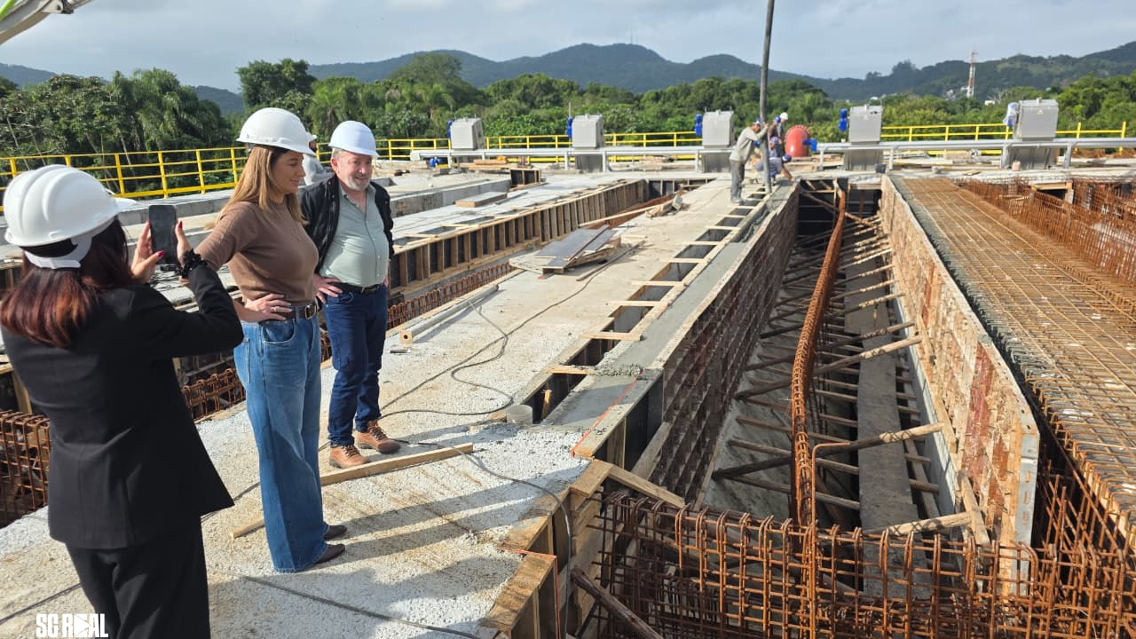 Estação de Esgoto Preliminar da ETE Nova Esperança, em BC, avança para as etapas finais de concretagem 