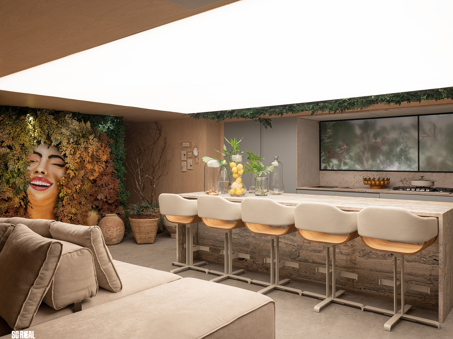 CASACOR BC Ambientes.: Loft Acalento é um refúgio inspirado na brasilidade contemporânea 