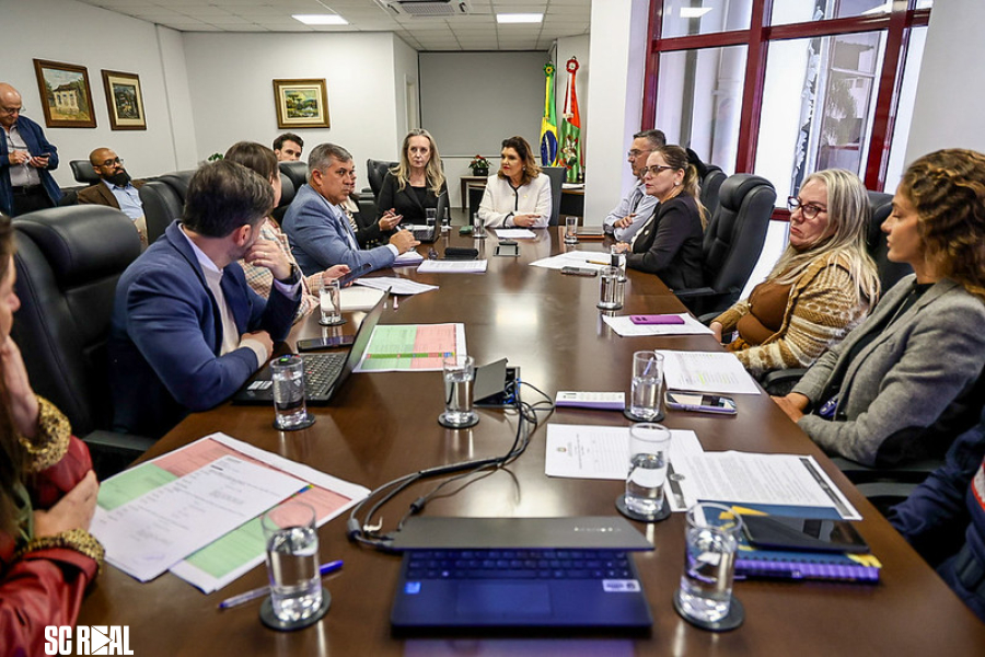 Vice-governadora Marilisa Boehm recebe atualização do andamento do Plano Estadual de Combate à Violência Contra a Mulher