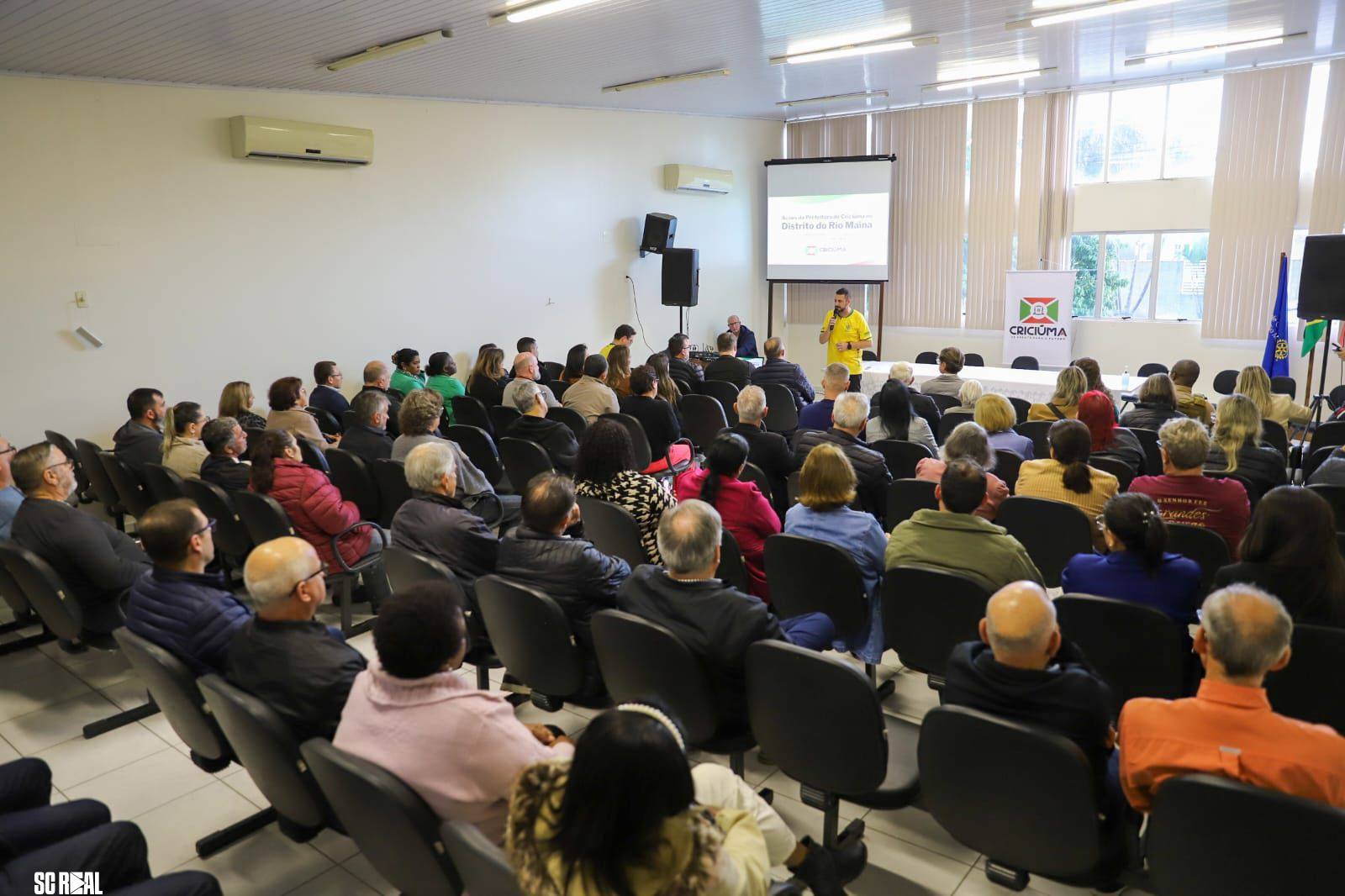 Prefeitura de Criciúma apresenta ações e investimentos para lideranças, empresários e comunidade do Rio Maina 