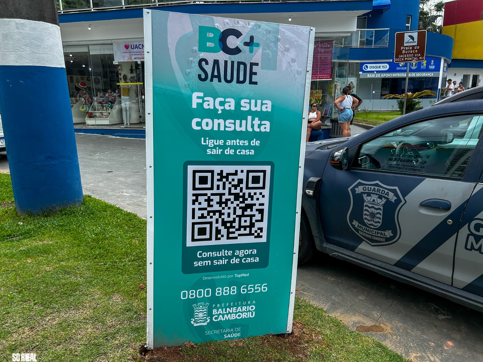 Totens do BC + Saúde são distribuídos em quatro pontos estratégicos da cidade 