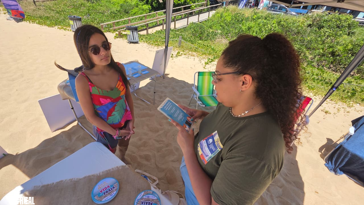BC orienta banhistas sobre presença de animais nas praias do Estaleiro e Taquaras