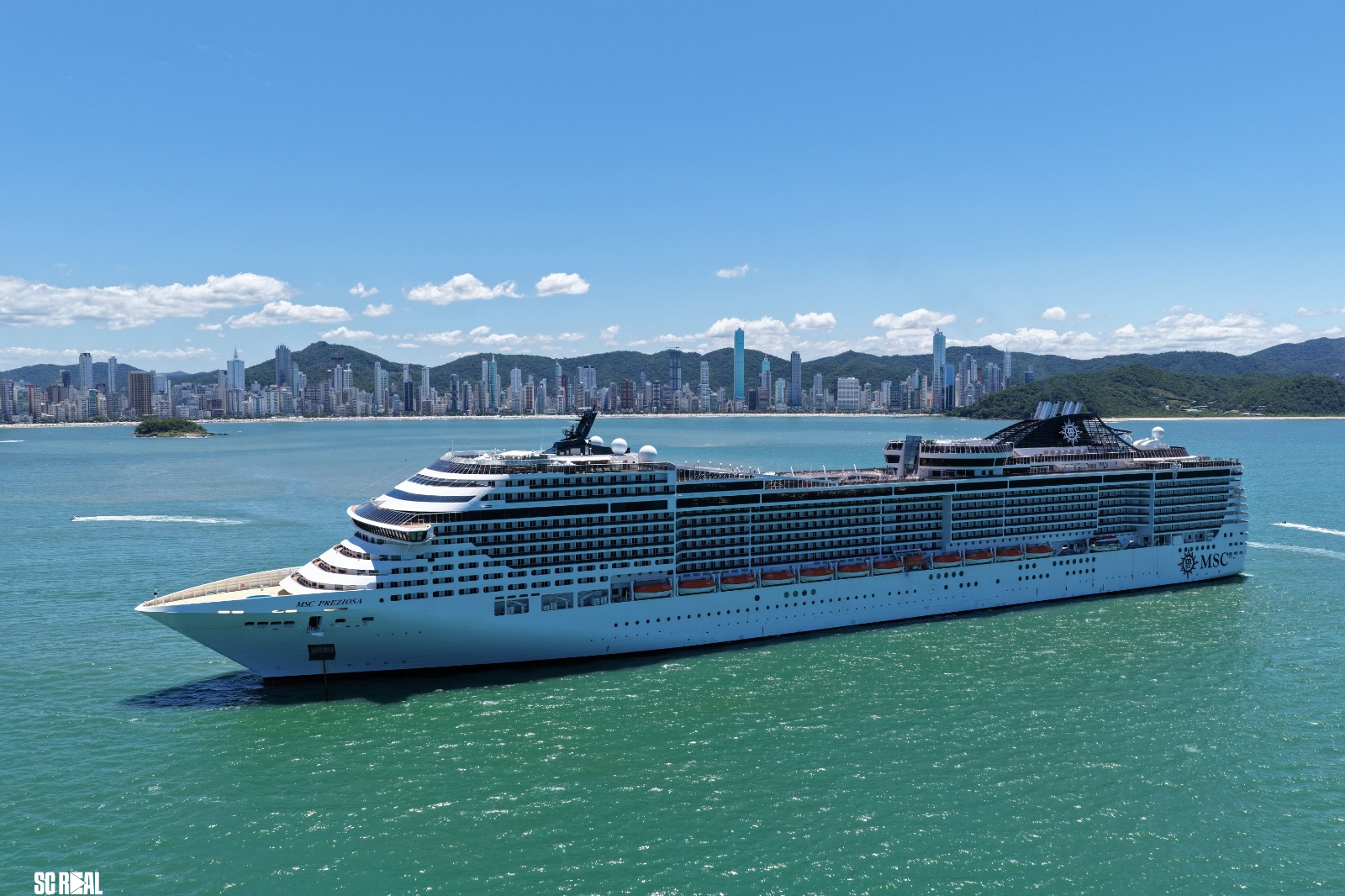 Balneário Camboriú entra para grupo de pontos de embarques em cruzeiros no Brasil