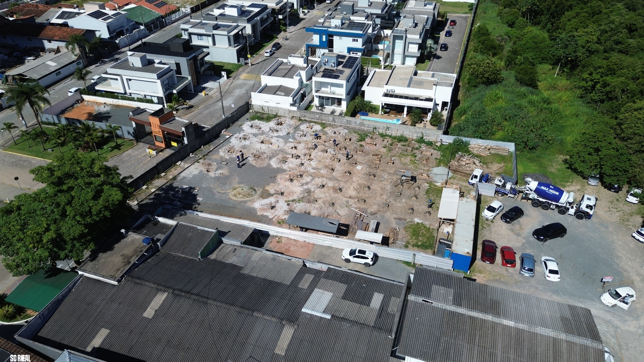 Obra da nova UBS Central, anexa ao PA 24h, em Balneário Piçarras, avança para a etapa de concretagem